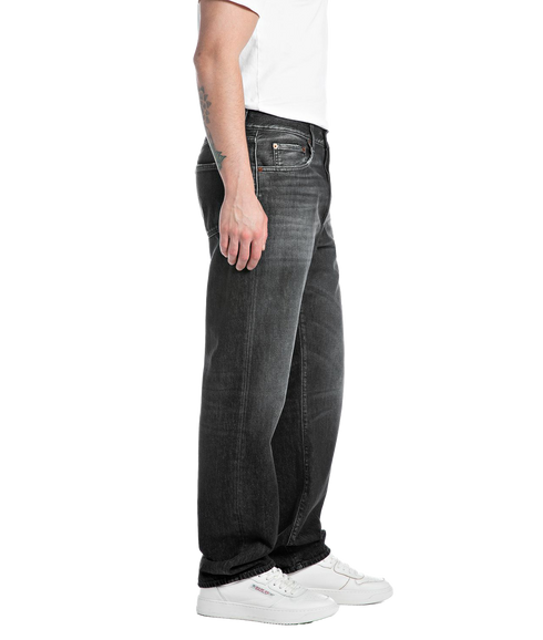 Straight Fit Jeans - Black