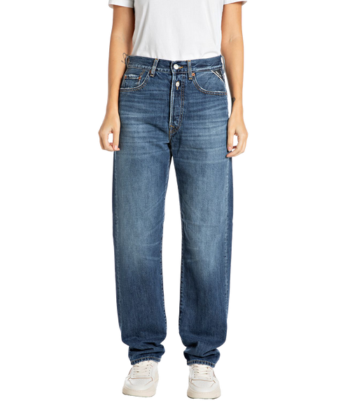 Straight Fit Jeans - Navy