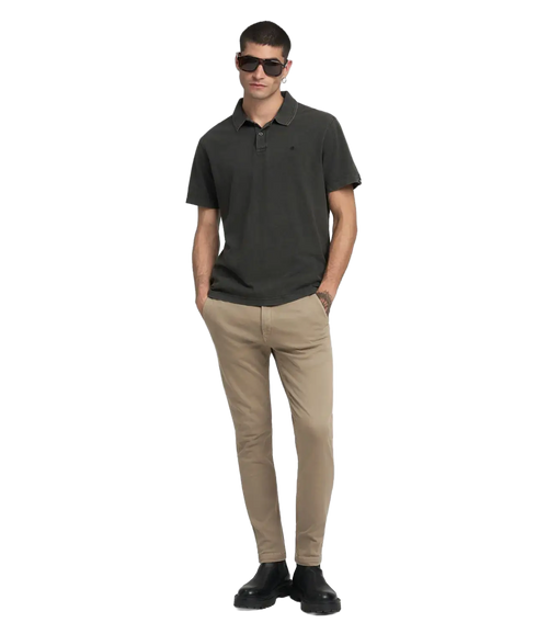 Zeumar Slim-Fit Chino Jeans - Sand