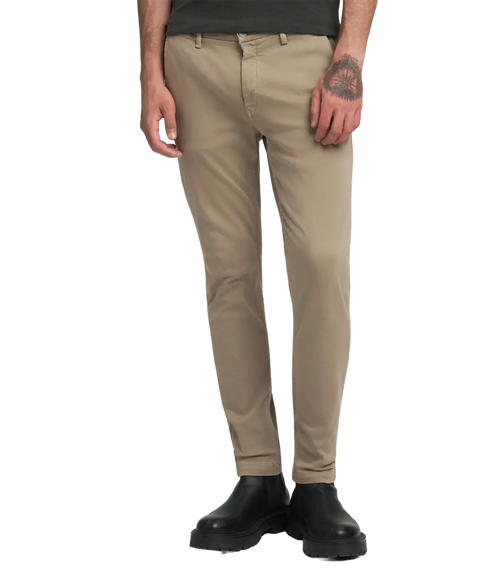 Zeumar Slim-Fit Chino Jeans - Sand