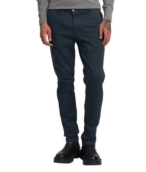 Zeumar Slim-Fit Chino Jeans - Blue