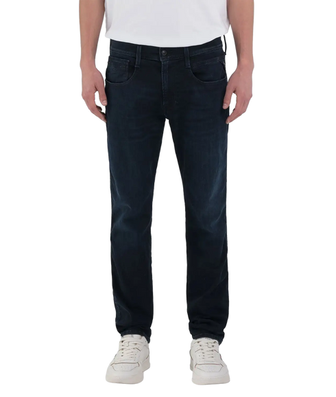 Anbass Slim-Fit Hyperflex Eco Plus Jeans - Dark Blue
