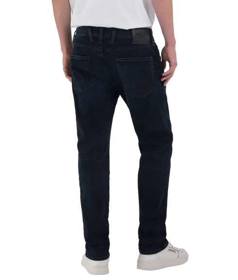 Anbass Slim-Fit Hyperflex Eco Plus Jeans - Dark Blue