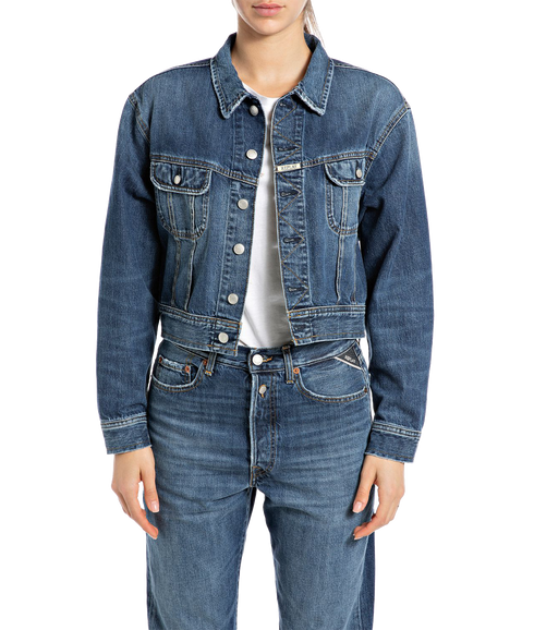 Relaxed Fit Jacket - Navy