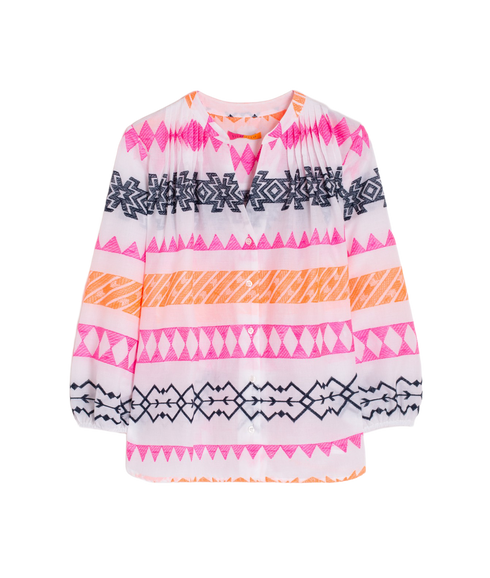 Drew Blouse - Neon Embroidery