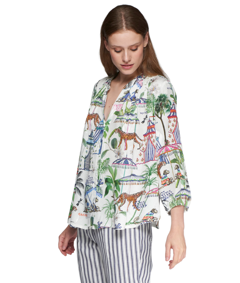 Drew Blouse - Chillout White