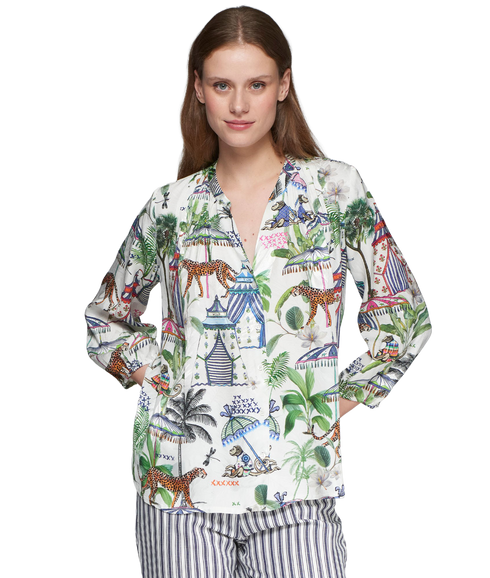 Drew Blouse - Chillout White