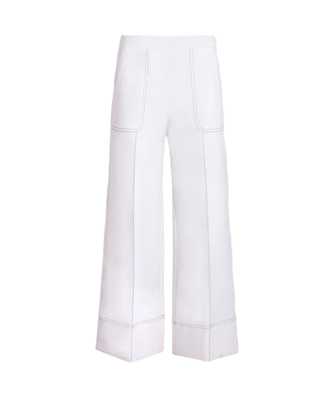 Pull On Pants - White