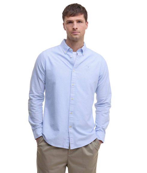 Striped Oxtown Tailored Shirt - Sky Blue