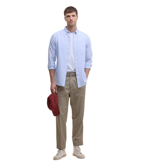 Striped Oxtown Tailored Shirt - Sky Blue