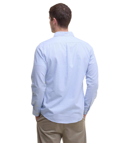 Striped Oxtown Tailored Shirt - Sky Blue