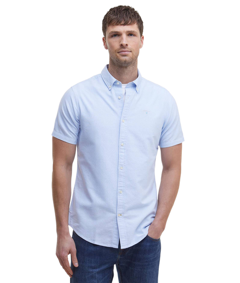 Oxtown Ss Tailored Shirt - Sky