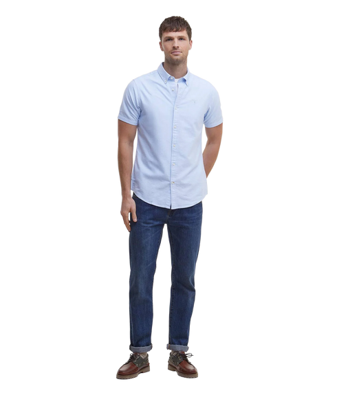 Oxtown Ss Tailored Shirt - Sky