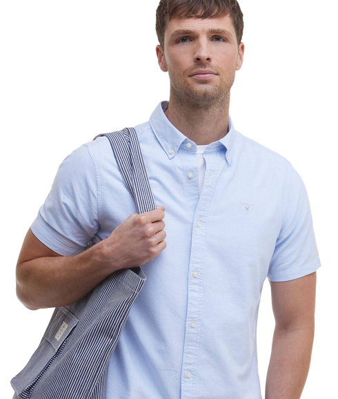 Oxtown Ss Tailored Shirt - Sky