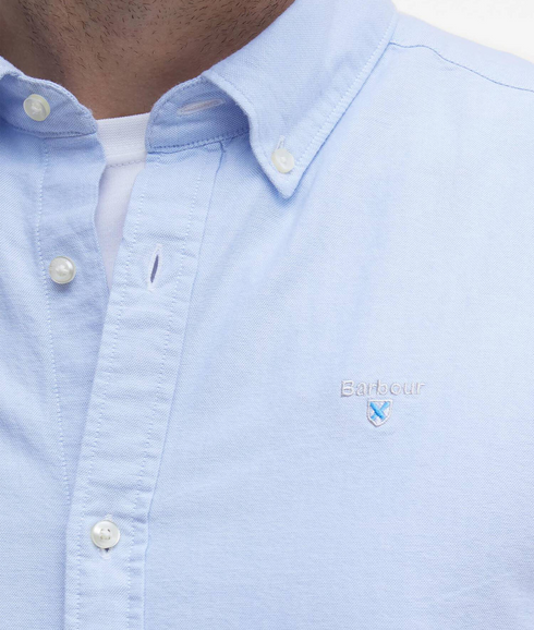 Oxtown Ss Tailored Shirt - Sky