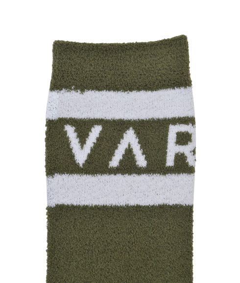Spencer Sock - Dark Olive/Egret