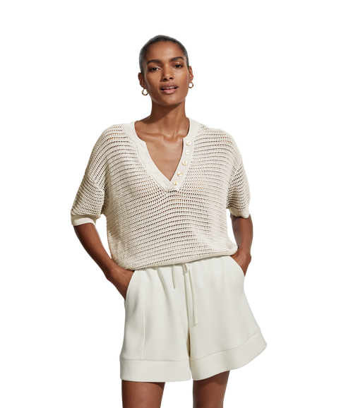 Callie Knit Top - Egret