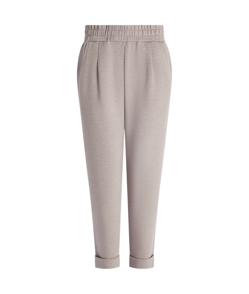 Rolled Scuff Pant - Taupe Marl