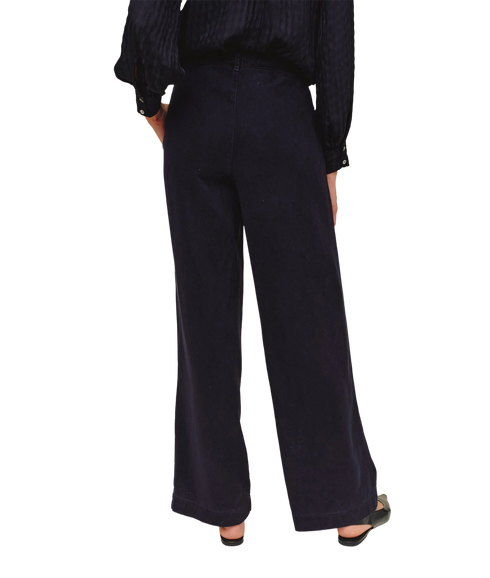 Elongated Tuck Pant - Twilight