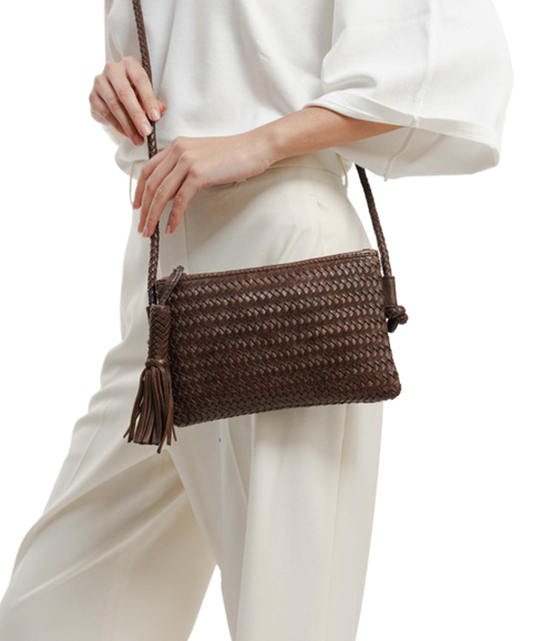 Perkins Cross Body Bag - Dark Brown