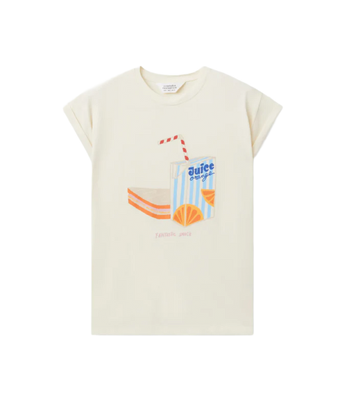 Juice Box T-Shirt - Ecru