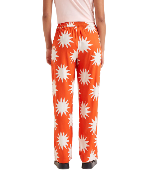 Big Sun Print Trouser - Red