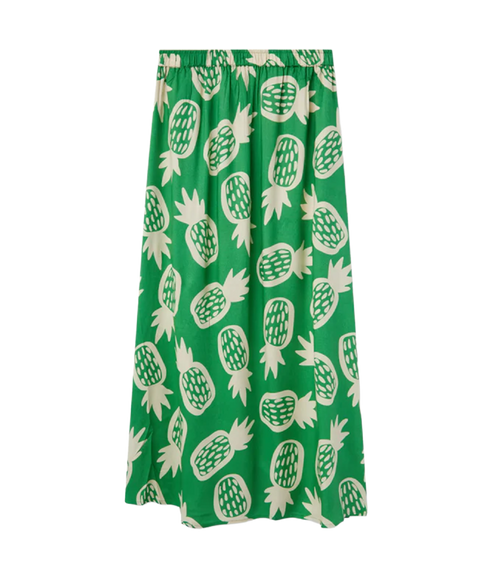 Pineapple Long Skirt - Green