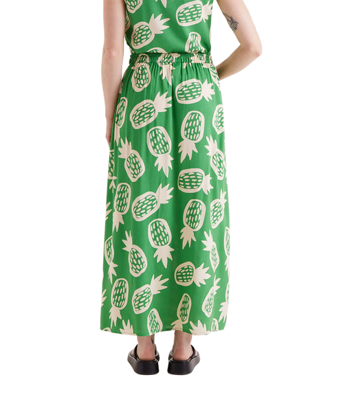 Pineapple Long Skirt - Green