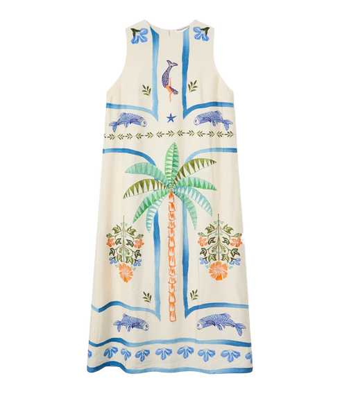 Long Dress - Palm & Mermaid