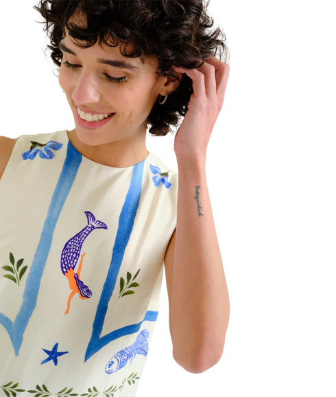 Long Dress - Palm & Mermaid