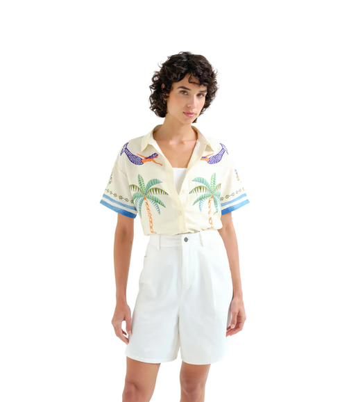 Shirt - Palm & Mermaid