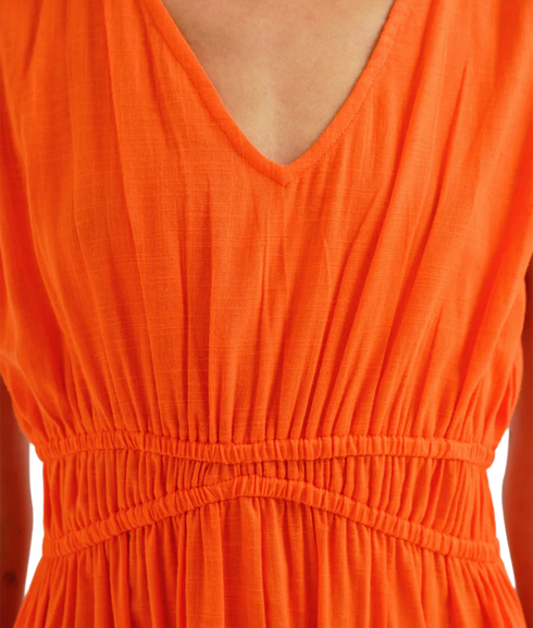 Midi Dress - Orange
