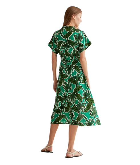 Midi Dress - Palm Tree