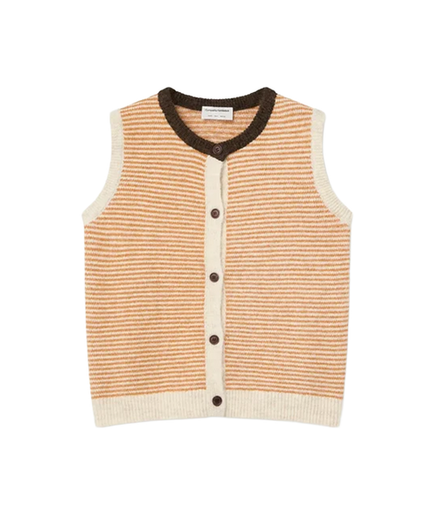 Stripe Knit Waistcoat - Stripes