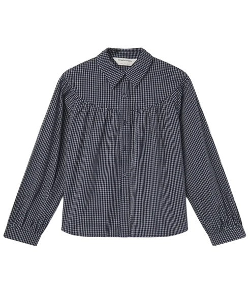 Check Shirt - Navy Blue Checks