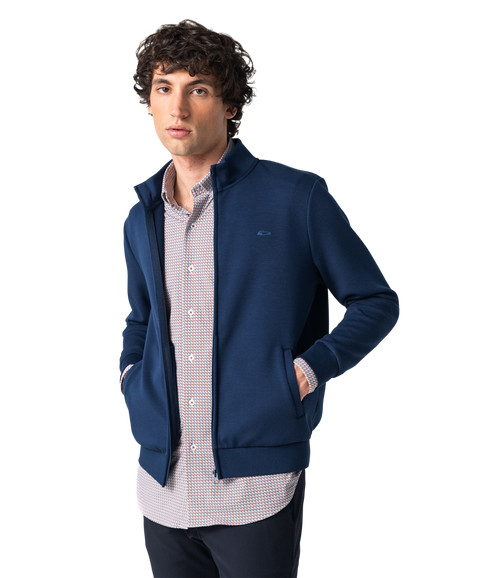 Full Zip Sweat - Blue