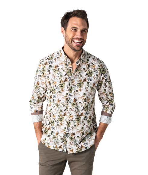 Tacreto Shirt - Beige Floral