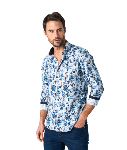 Tacreto Shirt - Blue Floral