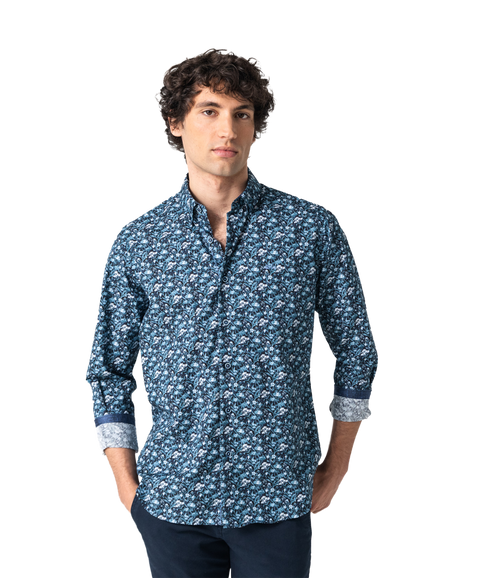 Jacar Shirt - Blue Floral