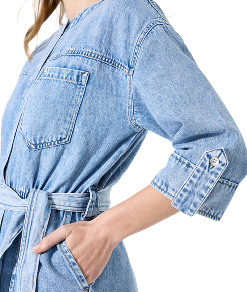 Denim Dress - Blue