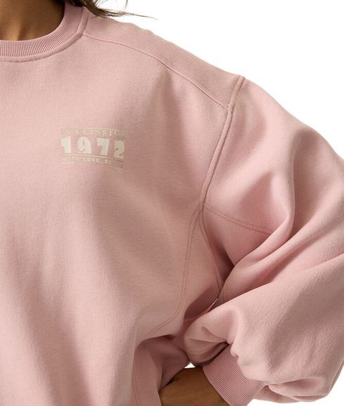 Printed Sweatshirt - Pink