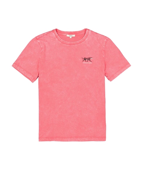 Tiger Print Tee - Rose Garden
