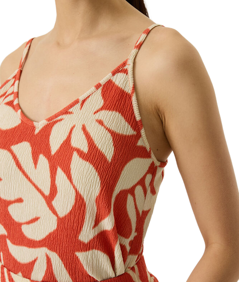 Leaf Print Cami - Paprika
