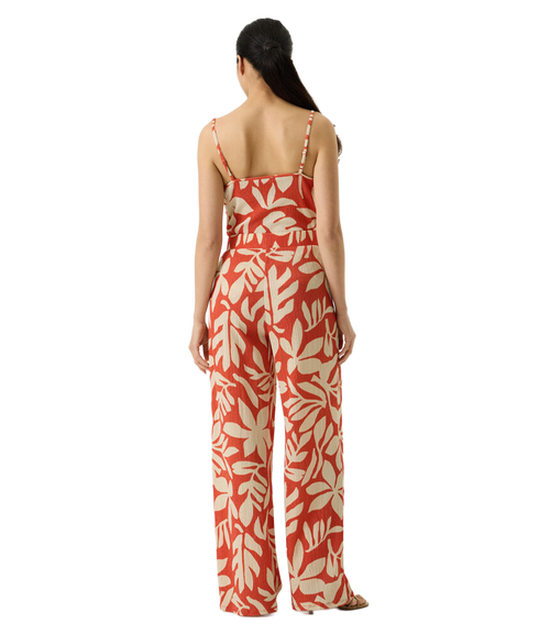 Leaf Print Cami - Paprika