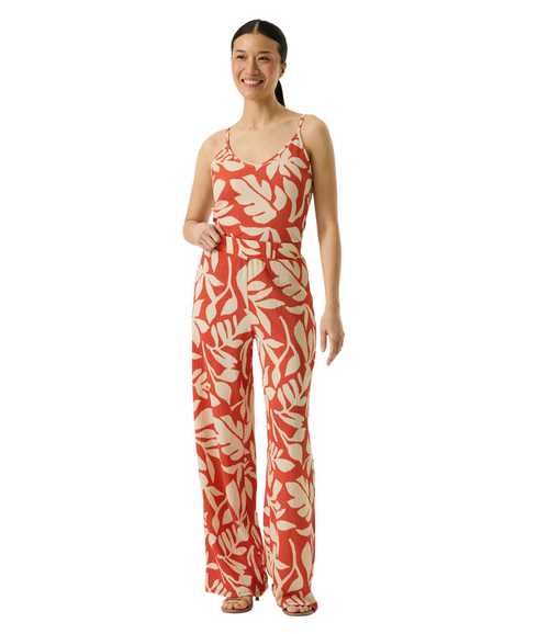 Leaf Print Cami - Paprika