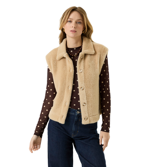 Colbert Gilet - Winter Camel