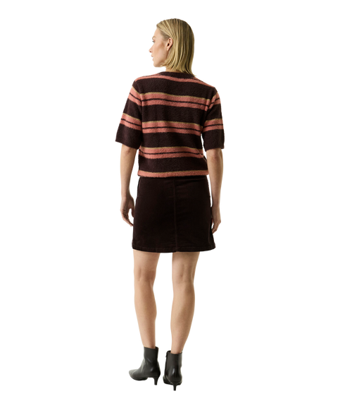 Stripe Short Sleeve Jumper - Hazel Bloom