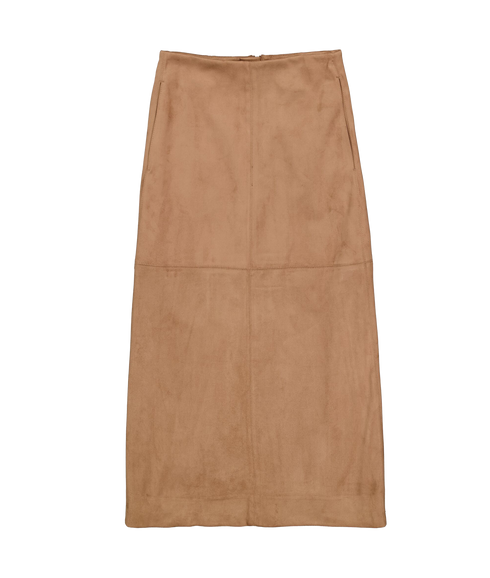 A Line Skirt - Soft Taupe