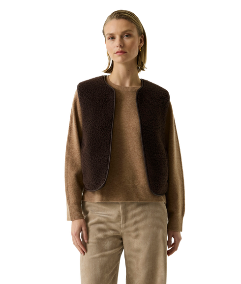Borg Gilet - Hazel Bloom