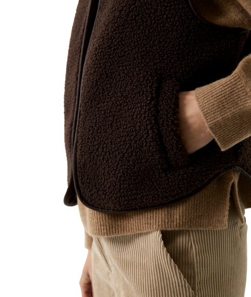 Borg Gilet - Hazel Bloom